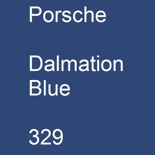 Porsche, Dalmation Blue, 329.